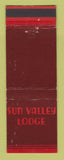 Matchbook Cover - Sun Valley Lodge ID WEAR