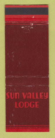 Matchbook Cover - Sun Valley Lodge ID WEAR