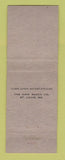 Matchbook Cover - Sun Valley Lodge ID WEAR