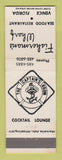 Matchbook Cover - Fisherman's Wharf Seafood Restaurant Venice FL