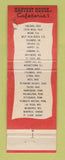 Matchbook Cover - Harvest House Cafeteria CHAIN