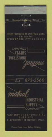 Matchbook Cover - Mutual Industrial Supply Detroit MI WEAR