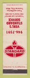 Matchbook Cover - Standard oil gas Verl's Traverse City MI