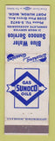 Matchbook Cover - Sunoco oil gas Blue Water Port Huron MI