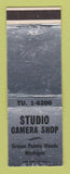 Matchbook Cover - Studio Camera Shop Grosse Pointe Woods MI WEAR