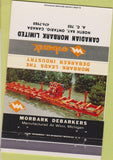 Matchbook Cover - Morbark Debarkers Canadian Ltd North Bay ON 40 Strike