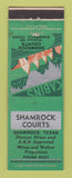 Matchbook Cover - Shamrock Courts Hotel Shamrock TX