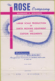 Matchbook Cover - Rose Steel Fabricators Milwaukee WI 40 Strike