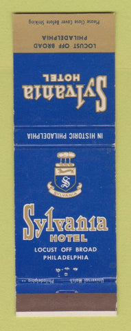 Matchbook Cover - Sylvania Hotel Philadelphia PA