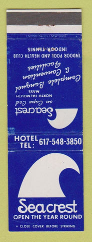 Matchbook Cover - Seacrest Hotel North Falmouth MA WEAR