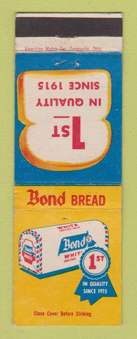Matchbook Cover - Bond Bread