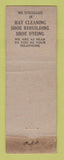 Matchbook Cover - Cass Grand Cleaners Hatters DQ girlie WORN