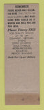 Matchbook Cover - Youngblood's Cleaers Detroit MI WEAR