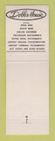 Matchbook Cover - Dobbs House