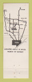 Matchbook Cover - The Chuck Wagon Restaurant Dryden MI