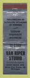 Matchbook Cover - Van Riper Studio Interior Decorating Grosse Pointe Farms MI