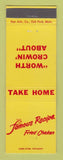 Matchbook Cover - Famous Recipe Fried Chicken Lincoln Park St Clair Shores MI