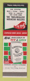 Matchbook Cover - Gibraltar Concrete Eastern Michigan Dist Detroit MI