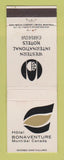 Matchbook Cover - Hotel Bonaventure Montreal QC Western International Hotels