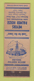Matchbook Cover - Meyers Palmer House Restaurant Detroit MI