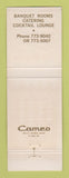 Matchbook Cover - Embers Restaurant Mount Pleasant MI