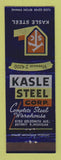 Matchbook Cover - Kasle Steel Corp Detroit MI