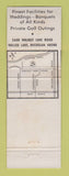 Matchbook Cover - Shenandoah Golf Country Club West Bloomfield MI