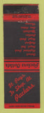 Matchbook Cover - Packers Outlets Detroit Royal Oak Hazel Park Ann Arbor MI WORN
