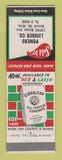 Matchbook Cover - Gibraltar Concrete Powers Lumber Detroit MI