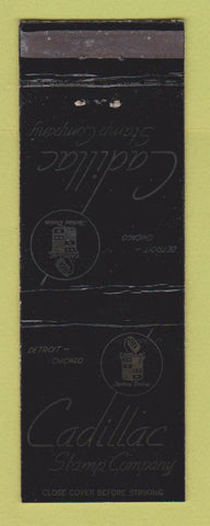Matchbook Cover - Cadillac Stamp Company Detroit MI Chicago IL