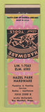 Matchbook Cover - Hazel Park Hardware MI