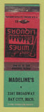 Matchbook Cover - Madeline's Bay City MI WEAR