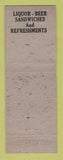 Matchbook Cover - Madeline's Bay City MI WEAR