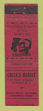 Matchbook Cover - Costa's Market Raritan NJ Grocery WORN