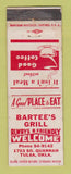 Matchbook Cover - Bartee's Grill Tulsa OK WEAR