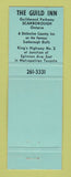 Matchbook Cover - Guild of All Arts Scarborough ON Inn