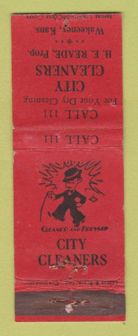 Matchbook Cover - City Cleaners Wakeeney KS WORN