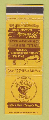Matchbook Cover - Angus Inn Sarasota FL