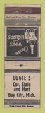 Matchbook Cover - Lugie's Liquor Bay City MI WORN