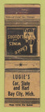 Matchbook Cover - Lugie's Liquor Bay City MI POOR