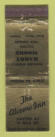 Matchbook Cover - The Alcomo Inn Detroit? MI
