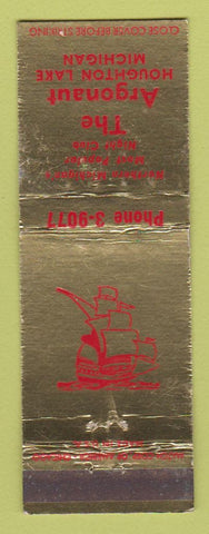 Matchbook Cover - The Argonaut Houghton Lake MI WEAR