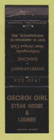 Matchbook Cover - Georgi Gril Steak House Indianapolis IN WEAR
