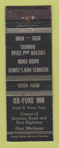 Matchbook Cover - Ox Yoke Inn Flint MI
