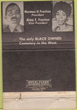 Matchbook Cover - Paradise Memorial Cemetery Santa Fe Springs CA 40 Strike