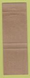 Matchbook Cover - Bosta Ginger Ale Soda Beverages Club Soda