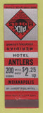 Matchbook Cover - Albert Pick Hotels Antlers Indianapolis IN