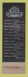 Matchbook Cover - Albert Pick Hotels Antlers Indianapolis IN