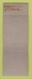 Matchbook Cover - City Cafe Wahoo NE WORN