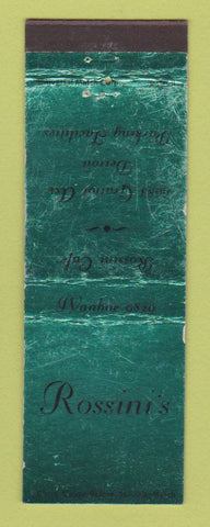 Matchbook Cover - Rossini's Cafe Detroit MI WEAR